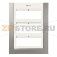 Панель лицевая для бокса поста централизации открытого/скрытого монтажа на 18 модулей ABB 2CLA127300T1201