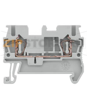 КЛЕММА ПРОХОДНАЯ ПРУЖИННОЕ ПОДСОЕДИНЕНИЕ: 0.08 - 2.5 MM2, ШИРИНА: 5.2 MM, СЕРАЯ Siemens 8WH2000-0AF00 