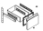 Drawer replacement unit 1/2 sup Sagi KTIB2  