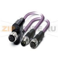 Системный кабель шины Phoenix Contact SAC-5P-M12FY/0,5-920/M12MS-FS