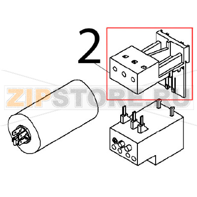 Supp. montag. indipend. Angelo Po FX101G2 Supp. montag. indipend. Angelo Po FX101G2Запчасть на деталировке под номером: 2