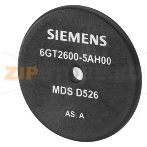 TRANSPONDER MDS D526 FOR RF200 ONLY DISK ISO 15693 CHIP TYPE, FUJITSU MB89R112, 8192 BYTE FRAM USER MEMORY 50 X 3.2 MM (DXH), -25 UP TO +85 DGR, MIN. ORDER QUANTITY 50 STUECK Siemens 6GT2600-5AH00 