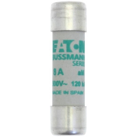 Предохранитель, 8 A, AC 500 В, 120 кА, 10x38 мм, aM, IEC Eaton CYLINDRICAL FUSE 10x38 8A AM 500