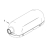 Gearcase Motor Housing White KitchenAid K45