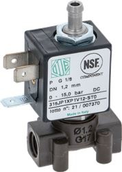 SOLENOID VALVE ODE 3 WAYS ø 1/8 24V 7W 