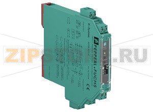 Переключающий усилитель Switch Amplifier KCD2-SOT-2 Pepperl+Fuchs General specificationsSignal typeDigital InputFunctional safety related parametersSafety Integrity Level (SIL)SIL 2SupplyConnectionPower Rail or terminals 9+, 10-Rated voltage19 ... 30 V DCRipple&le  10  %Rated current30 ... 20 mAPower dissipation&le  800 mW including maximum power dissipation in the outputInputConnection sidefield sideConnectionterminals 1+, 2- 3+, 4-Rated valuesacc. to EN 60947-5-6 (NAMUR)Open circuit voltage/short-circuit currentapprox. 10 V DC / approx. 8 mASwitching point/switching hysteresis1.2 ... 2.1 mA / approx. 0.2 mALine fault detectionbreakage I &le 0.1 mA , short-circuit I &ge 6.5 mAPulse/Pause ratiomin. 100 &micros / min. 100 &microsOutputConnection sidecontrol sideConnectionterminals 5, 6 7, 8Rated voltage30 V DCRated current50 mAResponse time&le 200 &microsSignal level1-signal: (external voltage) - 3 V max. for 50 mA 0-signal: blocked output (off-state current &le 10 &microA)Output Isignal  TransistorOutput IIsignal  TransistorCollective error messagePower RailTransfer characteristicsSwitching frequency&le 5 kHzIndicators/settingsDisplay elementsLEDsControl elementsDIP-switchConfigurationvia DIP switchesLabelingspace for labeling at the frontDirective conformityElectromagnetic compatibilityDirective 2014/30/EUEN 61326-1:2013 (industrial locations)ConformityElectromagnetic compatibilityNE 21:2011Degree of protectionIEC 60529:2001Ambient conditionsAmbient temperature-20 ... 60 °C (-4 ... 140 °F)Mechanical specificationsDegree of protectionIP20Connectionscrew terminalsMassapprox. 100 gDimensions12.5 x 114 x 119 mm (0.5 x 4.5 x 4.7 inch) , housing type A2Mountingon 35 mm DIN mounting rail acc. to EN 60715:2001