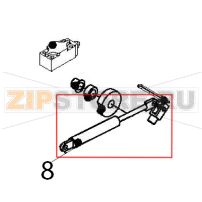 Gas spring Escher PM 60-V Gas spring Escher PM 60-VЗапчасть на деталировке под номером: 8