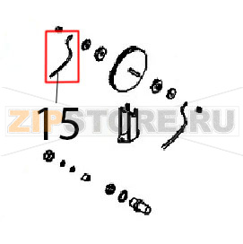 Cavo sonda UR 700 mm Angelo Po FX201G3 Cavo sonda UR 700 mm Angelo Po FX201G3Запчасть на деталировке под номером: 15