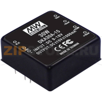 Преобразователь DC/DC, 1250 мА Mean Well DKA30C-12
