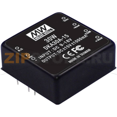 Преобразователь DC/DC, 1250 мА Mean Well DKA30C-12 