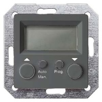 DELTA I-SYSTEM КОНТРОЛЛЕР ЖАЛЮЗИ МОНТИРУЕМЫЙ ПОД ШТУКАТУРКУ КАРБОНОВЫЙ МЕТАЛЛИК 55X55MM Siemens 5TC1524