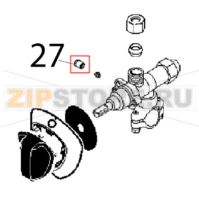 Dado serrabicono §: 4 Angelo Po 1G1FA0G Dado serrabicono §: 4 Angelo Po 1G1FA0GЗапчасть на деталировке под номером: 27
