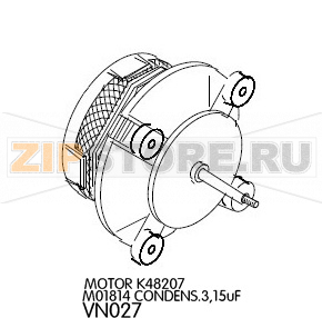 Motor K48207 M01814 condens.3,15uF Unox XF 090P Motor K48207 M01814 condens.3,15uF Unox XF 090PЗапчасть на деталировке под номером: 111Название запчасти на английском языке: Motor K48207 M01814 condens.3,15uF Unox XF 090P