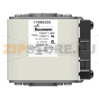 Предохранитель, 700 A, AC 1250 В, 100 кА, size 3, 76x92x76 мм, aR, IEC UL Eaton FUSE 700A 1250