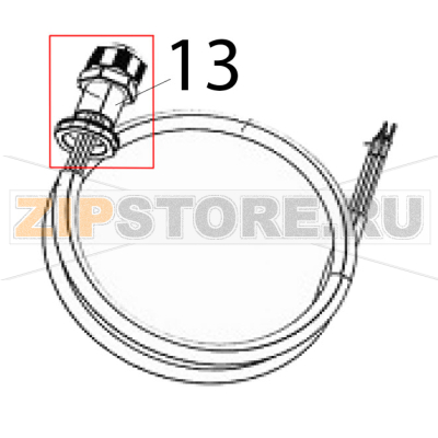 Pressacavo con ghiera PG21 Silanos NE1300 Pressacavo con ghiera PG21 Silanos NE1300Запчасть на деталировке под номером: 13