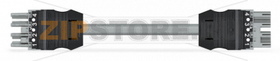 pre-assembled interconnecting cable; Eca; Socket/plug; 4-pole; Cod. B; Control cable 4 x 1.5 mm; 3 m; 1,50 mm; gray Wago 771-9994/006-303 Protected against mismating and maintenance-freeAdditional variable coding is possible.Components can be clearly printed on and color-coded to meet custom requirements....