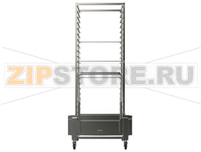 PULL-OUT TROLLEY AISI 304 WITH HANDLE 