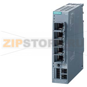 SCALANCE S615 LAN-ROUTER, F. PROTECTION OF DEVICES/ NETWORKS IN AUTOMATION AND PROTECTION OF INDUSTRIAL COMMUNICATION VIA VPN AND FIREWALL, FURTHER FUNCTIONS: ADDRESS CONVERSION (NAT/NAPT), CONNECTION TO SINEMA RC, 5-PORT SWITCH, 1XDIG. INPUT, 1XDIG. OUTP 
