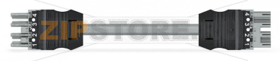 pre-assembled interconnecting cable; Socket/plug; 4-pole; Cod. B; Control cable 4 x 1.0 mm; 8 m; 1,00 mm; gray Wago 771-9994/005-803 Protected against mismating and maintenance-freeAdditional variable coding is possible.Components can be clearly printed on and color-coded to meet custom requirements....