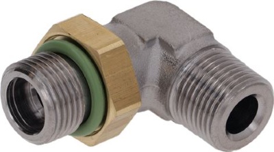 L-FITTING ø 3/8M - 3/8M GAS 