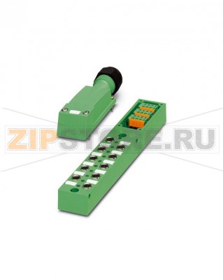 Коробка датчика и исполнительного элемента Phoenix Contact SACB-10/3-L-SC-M8 Тип подключения: Розетка M8 металл, Количество гнезд: 10, Полюсов: 3, Расположение гнезд: Один ряд, Индикатор состояния: есть, p-n-p Подключение магистрального кабеля: Пружинные зажимы 180°, Экранировка: нет.Минимальный заказ: 1 шт.Упаковка: 1 шт.