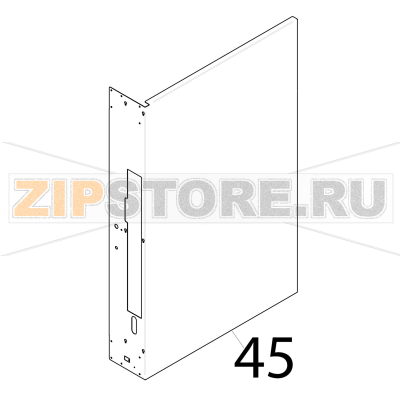 Left oven panel Piron P920RXS Left oven panel Piron P920RXSЗапчасть на деталировке под номером: 45