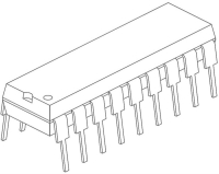 Микроконтроллер встроенный, 18 ПКР Microchip Technology PIC16F88-I/P