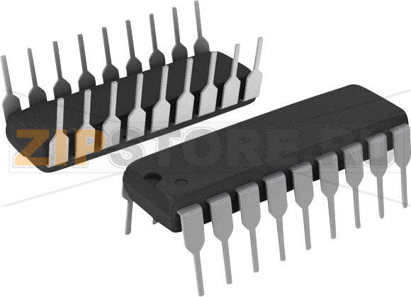 Микроконтроллер встроенный, 18 ПКР Microchip Technology PIC16F88-I/P 