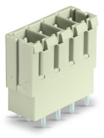 Вилка THT; 1.0 x 1.2 mm solder pin; прямые; 100% защита от неправильного подсоединения; Шаг контактов 7,62 мм; 8-пол.; светло-серые Wago 831-3608