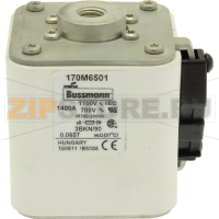 Предохранитель, 2000 A, AC 600 В, size 3, 74x92x90 мм, aR, IEC Eaton FUSE 2000A 600V 3SBKN/90 A