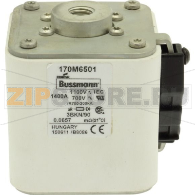 Предохранитель, 2000 A, AC 600 В, size 3, 74x92x90 мм, aR, IEC Eaton FUSE 2000A 600V 3SBKN/90 A 