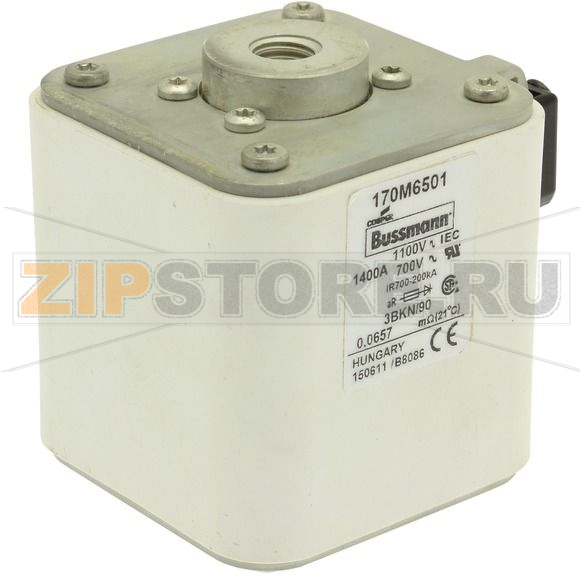 Предохранитель, 2000 A, AC 600 В, size 3, 74x92x90 мм, aR, IEC Eaton FUSE 2000A 600V 3SBKN/90 A 