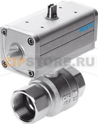 Кран шаровой с приводом Festo VZPR-BPD-22-R38 