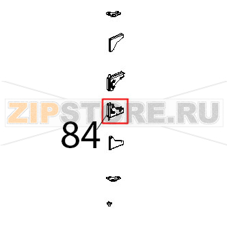 Cerniera sup. alluminio vetro Unox XVC 515G Cerniera sup. alluminio vetro Unox XVC 515GЗапчасть на деталировке под номером: 84