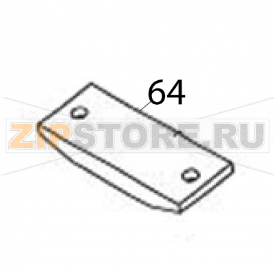 Magnet catch Sato TG312 Magnet catch Sato TG312Запчасть на деталировке под номером: 64Название запчасти на английском языке: Magnet catch Sato TG312.