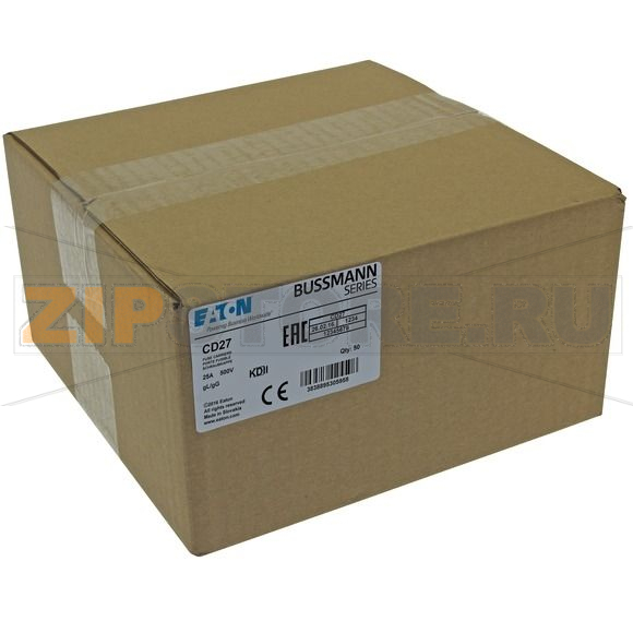 Держатель предохранителя, 25 A, AC 500 В, D2, IEC Eaton FUSE CARRIER D2 E27 25A 500V 