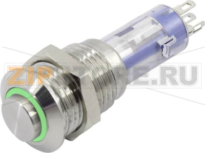 Кнопка 48 В, 2 A, 1 x выкл/вкл/вкл, без фиксации, 1 шт TRU Components LAS4GQH-11E/G/24V/S 