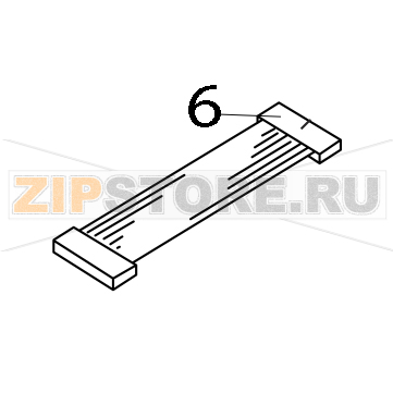 Expansion I/O harness (short) Toshiba TEC B-852-TS12-QQ Expansion I/O harness (short) Toshiba TEC B-852-TS12-QQЗапчасть на деталировке под номером: 6