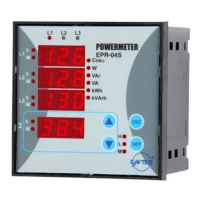 Счетчик электроэнергии 10-300 В/AC, 45-65 Гц, 96x96 мм Entes EPR-04-96