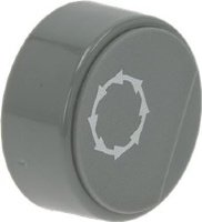 КРУГЛАЯ СЕРАЯ НАЖИМНАЯ КНОПКА Ø 23 ММ