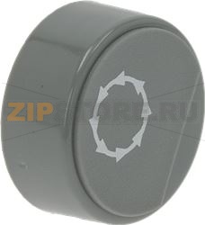 КРУГЛАЯ СЕРАЯ НАЖИМНАЯ КНОПКА Ø 23 ММ 