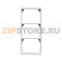 Рамка трехместная, белая ABB 2TKA000369G1