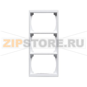 Рамка трехместная, белая ABB 2TKA000369G1 