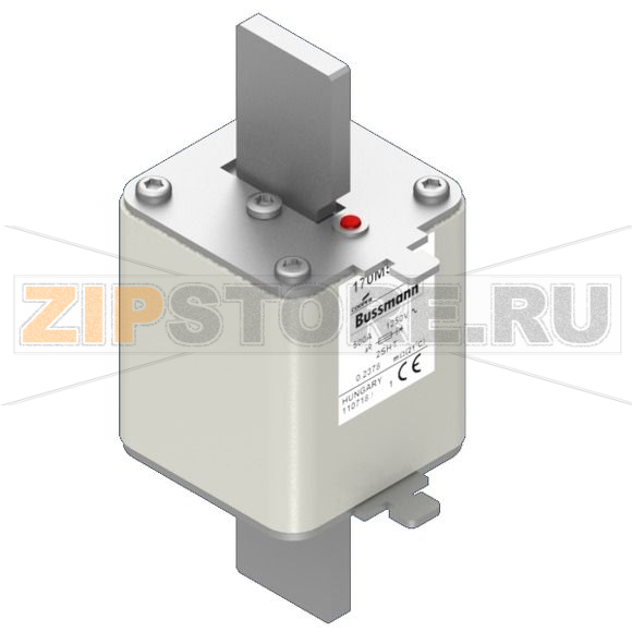 Предохранитель, 500 A, AC 1250 В, 100 кА, size 2, 59x59x150 мм, aR, IEC Eaton FUSE 500A 1250V 2 