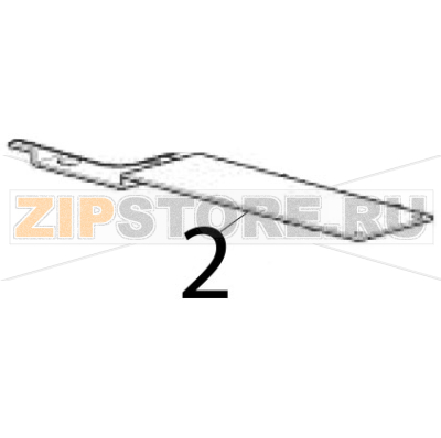 Supporto Scotsman MF 46 AS Supporto Scotsman MF 46 ASЗапчасть на деталировке под номером: 2