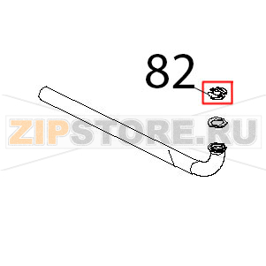 Tappo fresato per nuovo scarico Unox XB 403G Tappo fresato per nuovo scarico Unox XB 403GЗапчасть на деталировке под номером: 82