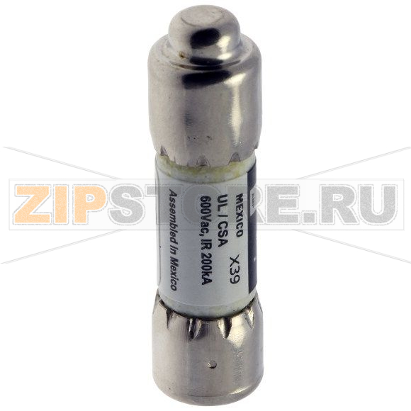 Предохранитель, 1 A, AC 600 В, 200 кА, 10x38 мм, CC, UL, быстродействующий Eaton CLASS CC FAST AC 