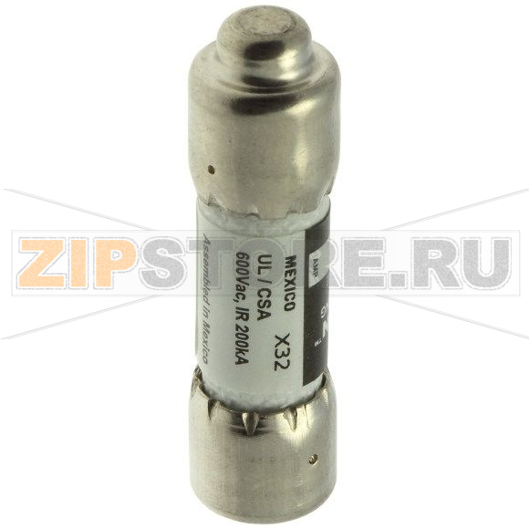 Предохранитель, 1 A, AC 600 В, 200 кА, 10x38 мм, CC, UL, быстродействующий Eaton CLASS CC FAST AC 