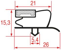 GUARNIZIONE AD INCASTRO 600x470 mm