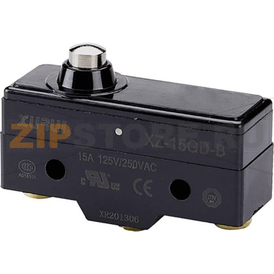 Микропереключатель 250 В/AC, 15 А, 1 x вкл/вкл, с фиксацией, 1 шт TRU Components XZ-15GD-B 